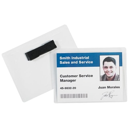 Bsc Preferred 4 x 3'' Magnetic Badge Holders, 20PK BUY00025340